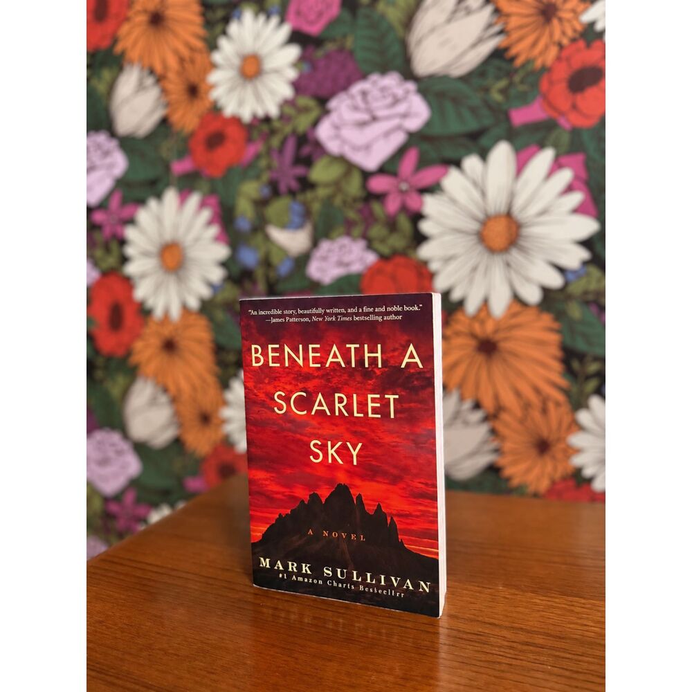 Beneath a Scarlet Sky Mark Sullivan Paperback WWII Historical Fiction Novel